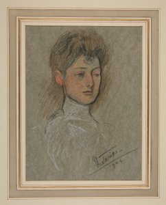 Koronacja Edwarda VII Portret: Księżniczka Wiktoria Aleksandra Olga Mary autorstwa Edwin Austin Abbey