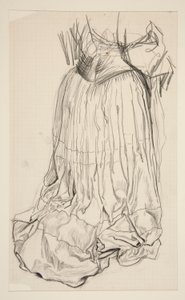 Studium draperii dla autorstwa Edwin Austin Abbey