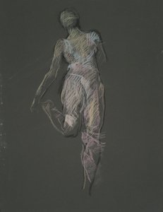 Wczesne studium postaci autorstwa Edwin Austin Abbey