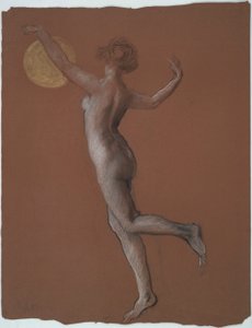 Wczesne studium postaci autorstwa Edwin Austin Abbey