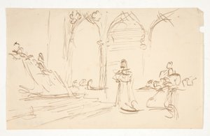 Wczesna nauka dla autorstwa Edwin Austin Abbey