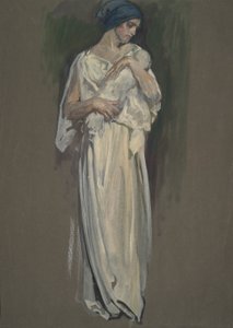 Wczesna nauka dla autorstwa Edwin Austin Abbey