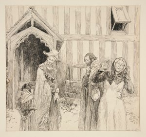 Evans: autorstwa Edwin Austin Abbey