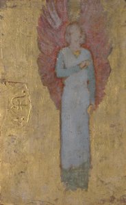 Studium postaci anioła autorstwa Edwin Austin Abbey