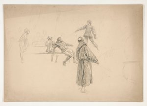 Rysunek rysunek autorstwa Edwin Austin Abbey