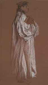Figurka do procesu Katarzyny autorstwa Edwin Austin Abbey