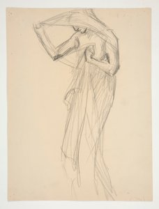 Studium postaci dla autorstwa Edwin Austin Abbey