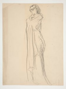 Studium postaci dla autorstwa Edwin Austin Abbey