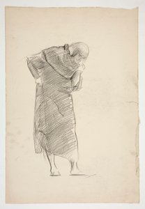 Studium postaci dla autorstwa Edwin Austin Abbey