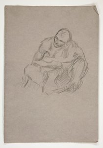 Studium postaci dla autorstwa Edwin Austin Abbey