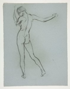 Studium postaci dla autorstwa Edwin Austin Abbey