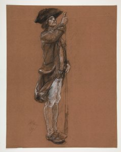 Studium postaci dla autorstwa Edwin Austin Abbey