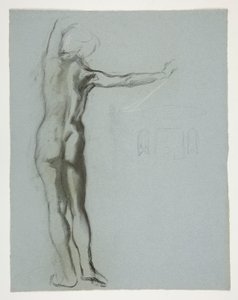 Studium postaci dla autorstwa Edwin Austin Abbey
