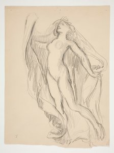 Studium postaci dla autorstwa Edwin Austin Abbey