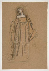 Studium postaci dla autorstwa Edwin Austin Abbey