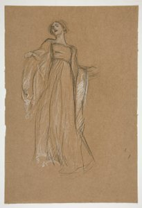 Studium postaci dla autorstwa Edwin Austin Abbey