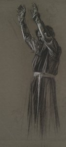 Studium postaci dla autorstwa Edwin Austin Abbey