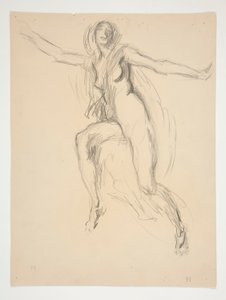 Studium postaci dla autorstwa Edwin Austin Abbey