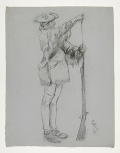 Studium postaci dla autorstwa Edwin Austin Abbey