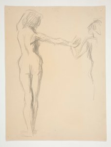 Studium postaci dla autorstwa Edwin Austin Abbey