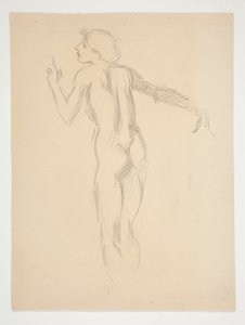Studium postaci dla autorstwa Edwin Austin Abbey