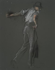 Studium postaci dla autorstwa Edwin Austin Abbey