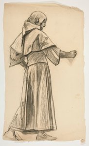 Studium postaci dla króla Artura autorstwa Edwin Austin Abbey