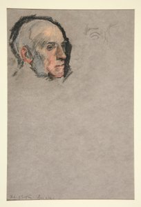 Głowa mężczyzny, portret koronacyjny Edwarda VII autorstwa Edwin Austin Abbey