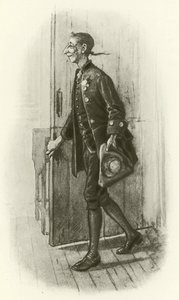 Żuraw Ichabod (grawiura) autorstwa Edwin Austin Abbey