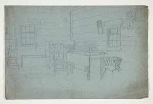 Studium wewnętrzne autorstwa Edwin Austin Abbey