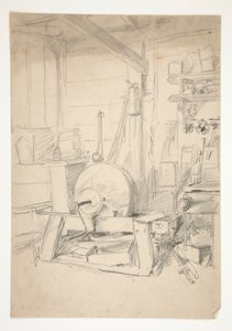 Studium wewnętrzne autorstwa Edwin Austin Abbey