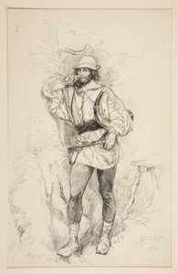 Jacques, ilustracja do aktu II, scena v, Jak wam się podoba autorstwa Edwin Austin Abbey
