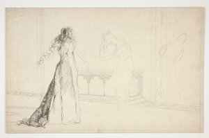 Julia w przedpokoju, od Romea i Julii autorstwa Edwin Austin Abbey
