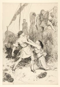Lwi: autorstwa Edwin Austin Abbey