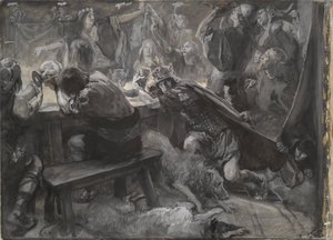 Makbet: autorstwa Edwin Austin Abbey