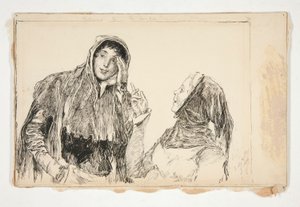 Pani szybko: autorstwa Edwin Austin Abbey