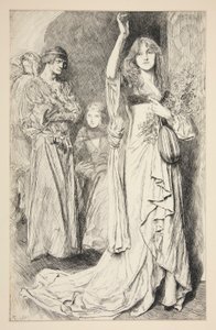Ofelia: autorstwa Edwin Austin Abbey