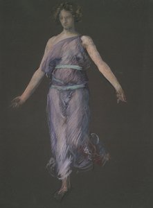 Możliwe studium figury dla autorstwa Edwin Austin Abbey