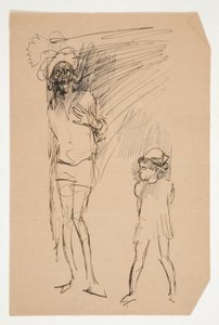 Wstępne studium miłości autorstwa Edwin Austin Abbey