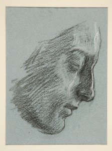 Profil młodej kobiety autorstwa Edwin Austin Abbey