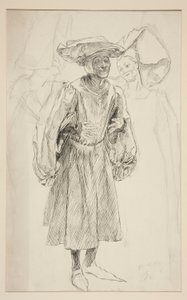 Rosalin i Maria: autorstwa Edwin Austin Abbey