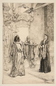Nieśmiały: autorstwa Edwin Austin Abbey