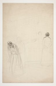 Shylock na moście - Akt I, Kupiec Wenecki autorstwa Edwin Austin Abbey