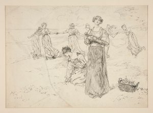 Szkic do autorstwa Edwin Austin Abbey