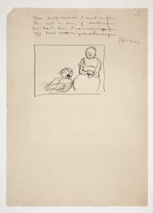 Studiuj dla Herricka autorstwa Edwin Austin Abbey