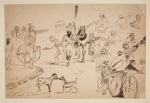 Scena uliczna autorstwa Edwin Austin Abbey