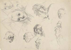 Studia szefów autorstwa Edwin Austin Abbey