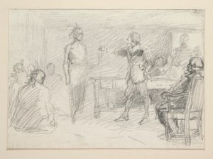 Uczyć się na autorstwa Edwin Austin Abbey