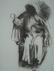 Uczyć się na autorstwa Edwin Austin Abbey