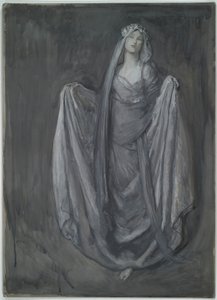 Uczyć się dla Blanchefleur?, dla autorstwa Edwin Austin Abbey